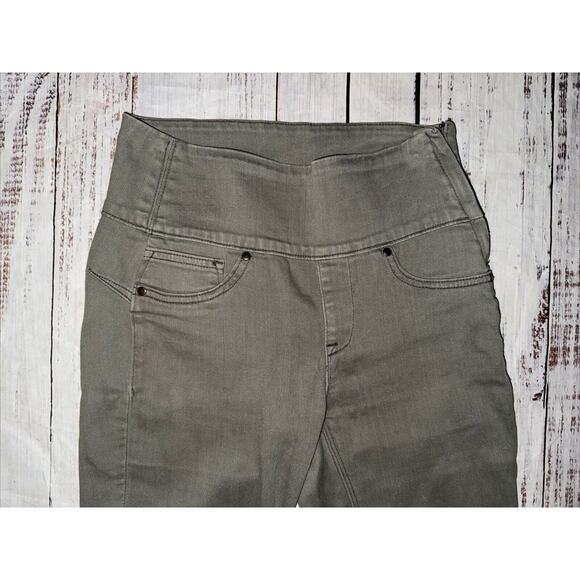 Spanx Women’s Solace Denim Gray High Rise Skinny Leg Size M 6-8 - Picture 2 of 10